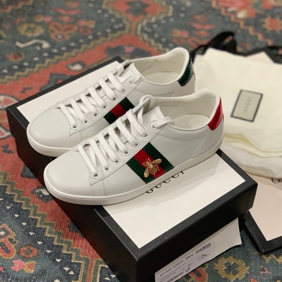 Gucci Shoes - Authentic GUCCI Ace Embroidered Sneaker